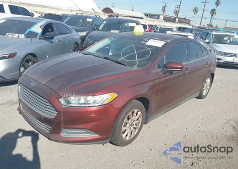 2015 Ford Fusion S из США, поврежденный, VIN 3FA6P0G7XFR128527